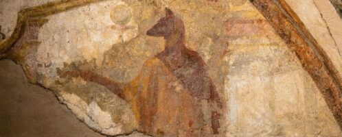 Anubis on Roman fresco