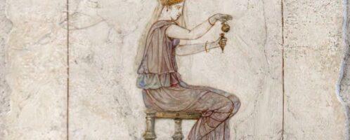 Woman in Roman fresco