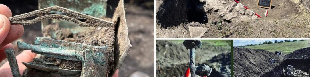 Odkryto rzymską skrzynię z brązu w Rumunii