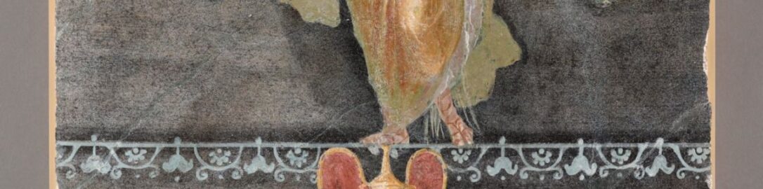 Roman fresco depicting Victoria