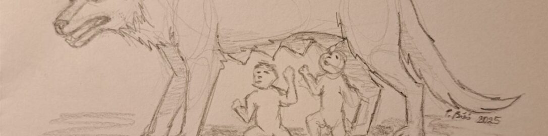 Paulina Bieś, szkic „Wilczyca Kapitolińska”, 2025