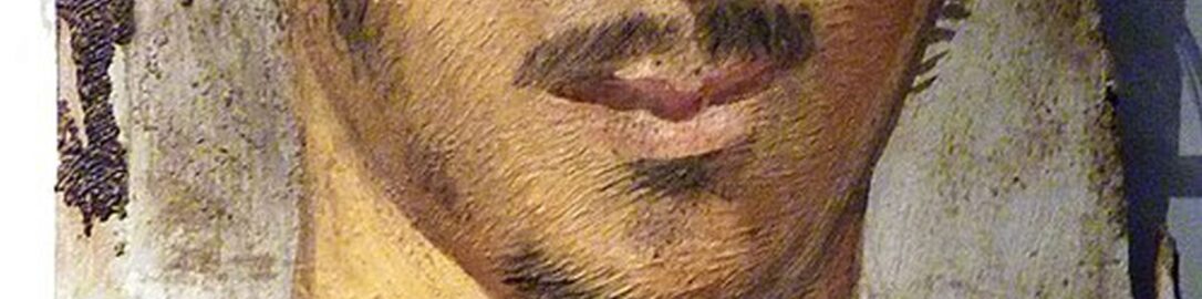 Young man in Fayum portrait