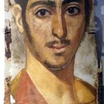 Young man in Fayum portrait