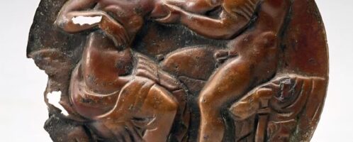 Rzymski brązowy medalion z Perseuszem i Andromedą odkryty w Indiach