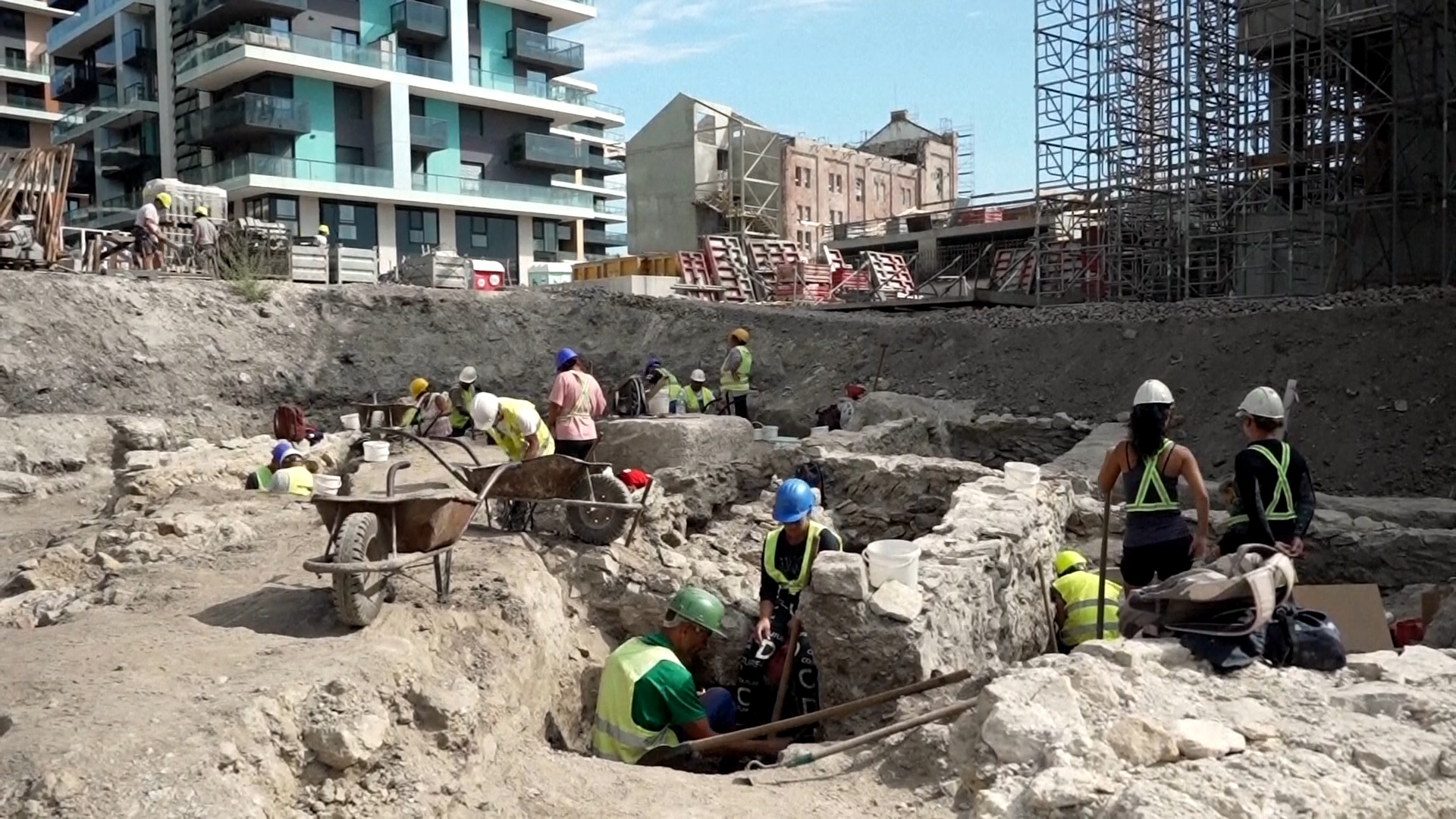 Roman structure discovered during excavations in Budapest